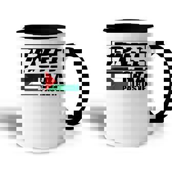 Gaza Libre Palestina Bandera De Palestina Palestina Libre Gaza Accent Mug - Regaloses