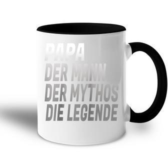 Herrenatertagsgeschenk Papa &Ater Atertag Spruch Raglan Tasse Zweifarbig - Geschenkecke