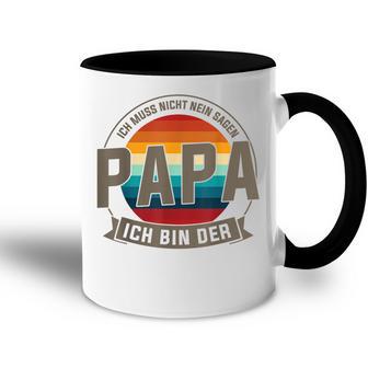 Ich Bin Der Papa Papa Familie Tasse Zweifarbig - Geschenkecke