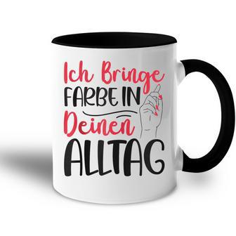 Ich Bringe Farbe In Deinen Alltag Maler Papa Lackierer Kapuzenjacke Tasse Zweifarbig - Geschenkecke