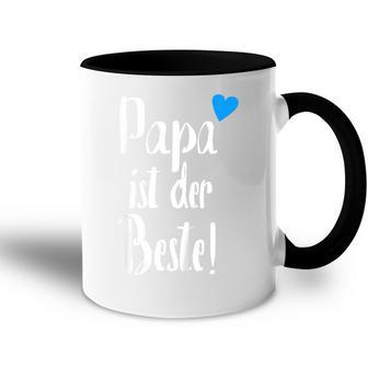 Kinder Papa Ist Der Beste Father Familien Papa 80 Tasse Zweifarbig - Geschenkecke