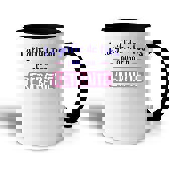La Griffe De Tous Cadeau Retraite Haut Blanc A Signer Accent Mug - Cadeauxyz
