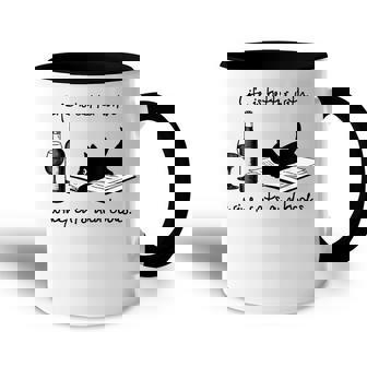 Laida Es Mejor Con Gatos Deino Y Libros De Regalo Accent Mug - Regaloses