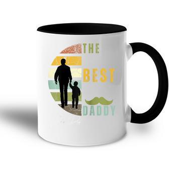 Lustig Der Beste Papa Der Welt Führt Die Liebe Raglan Tasse Zweifarbig - Geschenkecke