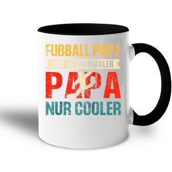 Lustiges Fußball Papa Perfekte Für Fußballliebhaberatertag Raglan Tasse Zweifarbig - Geschenkecke