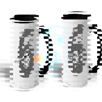 Niños Astronauta Regalo 6 Años – Espacio 6º Cumpleaños Accent Mug - Regaloses