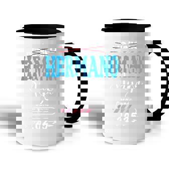 Niños Hijo Único Hermano Mayor 2025 Regalo Embarazo Anuncio Hijo Accent Mug - Regaloses