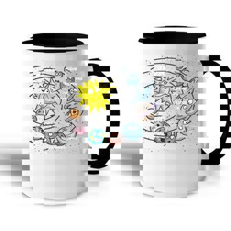Niños Niños Sol Planeta Planetas Sistema Solar Accent Mug - Regaloses