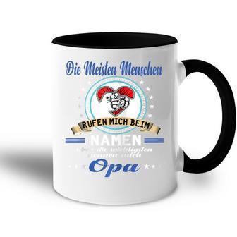 Opa Atertag Papa Stolzer Grossvater Geschenk Kapuzenjacke Tasse Zweifarbig - Geschenkecke