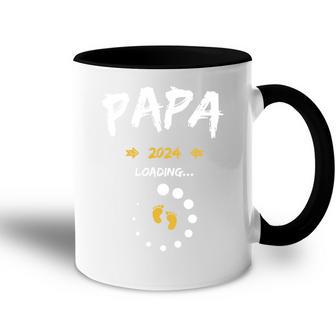 Papa 2024 Loading Futuro Papa 2024 Tasse Zweifarbig - Geschenkecke