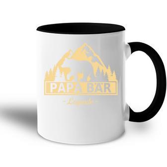 Papa Bär Legende Familie Geburtater Tasse Zweifarbig - Geschenkecke