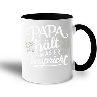 Papa Hältersprechen -Atertag Bester Baby Erster Tasse Zweifarbig - Geschenkecke