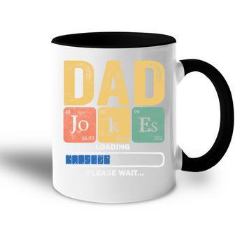 Papa- Papa Witze Loading Regelmäßigatertag Tasse Zweifarbig - Geschenkecke