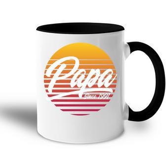 Papa Seit 1991 30 Geburtstag 30 Jahre Als Papa Tasse Zweifarbig - Geschenkecke