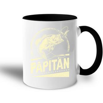 Papitän Papa Anglerintage-Look Tasse Zweifarbig - Geschenkecke