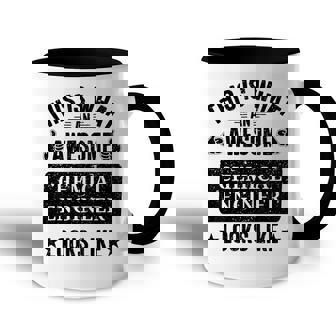 Regalos De Ingeniero Químico Cita Divertida Ingeniero Químico Accent Mug - Regaloses