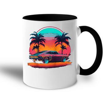 Retro Oldtimer Oldtimer Geschenk Für Mann Papa Raglan Tasse Zweifarbig - Geschenkecke