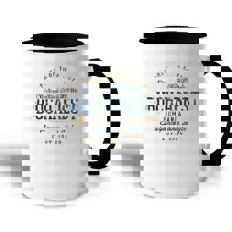 Rumanía Estilo Retrointage Bucarest Accent Mug - Regaloses