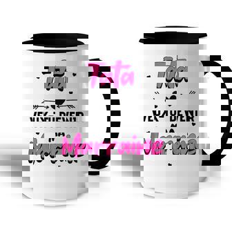 Tata Marraine Demande Originaleeux Tu Etre Marraine Tata Accent Mug - Cadeauxyz