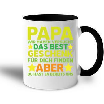 Vater Papaatertag Herrentag Tochhter Tasse Zweifarbig - Geschenkecke