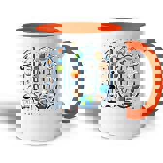 10 Años Astronauta Espacio Exterior 10 Cumpleaños Niño Niños Accent Mug - Regaloses