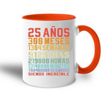 25 Años Divertido Regalo De Cumpleaños 25º Aniversario Para Hombre Negro Accent Mug - Regaloses