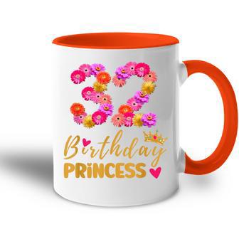 32 Jahre Alter Geburtstag Prinzessin Blume Ist Mein 32 Geburtstag Tasse Zweifarbig - Geschenkecke