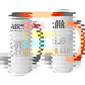 Adrian El Hombre El Mito La Leyenda Regalo Para Adrian Accent Mug - Regaloses