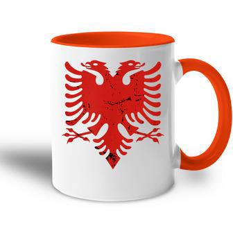 Albania Flag Albanian Eagle Albania Tasse Zweifarbig - Geschenkecke