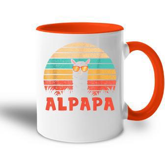 Alpapa Alpaka Lama Fan Liebhaber Dad Frischgebackenerater Tasse Zweifarbig - Seseable