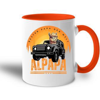 Alpapa Alpakaatertag Bester Papa Del Welt Alpakaatertag Tasse Zweifarbig - Geschenkecke