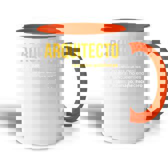 Arquitecto Definición Regalo Arquitecto Accent Mug - Regaloses