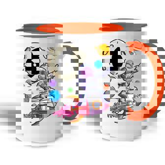 Astronauta Dabbing 6 Añosiejo Cumpleaños Niño Espacio 6º Accent Mug - Regaloses