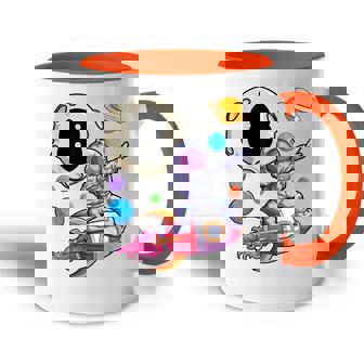 Astronauta Dabbing 8 Añosiejo Cumpleaños Niño Espacio 8 Accent Mug - Regaloses