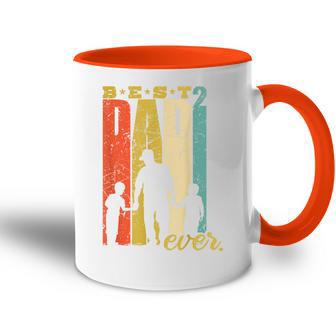 Best Dad Ever Papa 2 Söhne Double Dad Tasse Zweifarbig - Geschenkecke