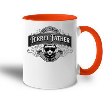 Best Freaking Frettchenater Männerintage Frettchen Papa Tasse Zweifarbig - Geschenkecke