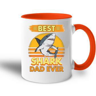 Best Shark Dad Ever Hai Papaatertag Haie Tasse Zweifarbig - Geschenkecke