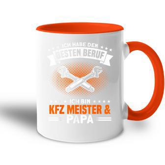 Bester Beruf Ich Bin Kfz Meister & Papa Best Profession Tasse Zweifarbig - Geschenkecke