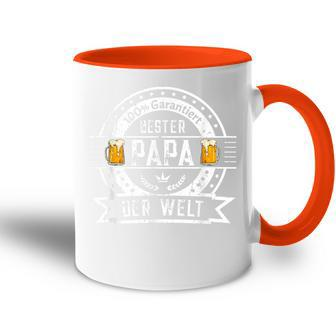 Bester Papa Der Welt Family Father's Day Tasse Zweifarbig - Geschenkecke