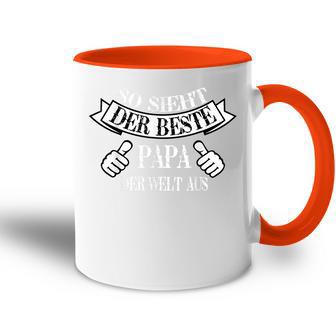 Birthday With So Sieht Der Beste Papa Der Welt S Tasse Zweifarbig - Geschenkecke