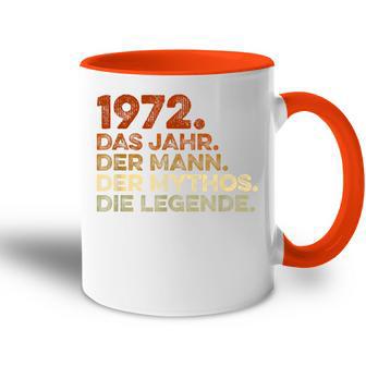 Birthday intage 1972 Man Myth Legend Tasse Zweifarbig - Geschenkecke