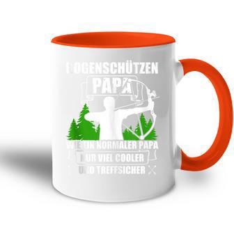 Bogenschützen Papa Pfeil Und Bogen Bogenschießen Tasse Zweifarbig - Geschenkecke