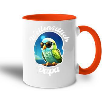 Budgie Papa Parakeet Bird Owner Welli Tasse Zweifarbig - Geschenkecke