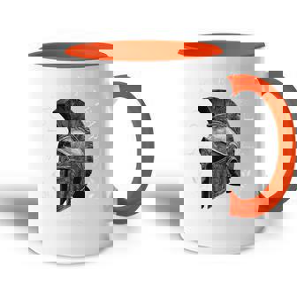 Casque Sparte Contre-Impression Guerrier Soldat Spartiate Accent Mug - Cadeauxyz