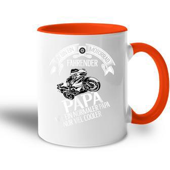 Chopper Motocross Ich Bin Ein Motorrad Fahrender Papa Tasse Zweifarbig - Geschenkecke