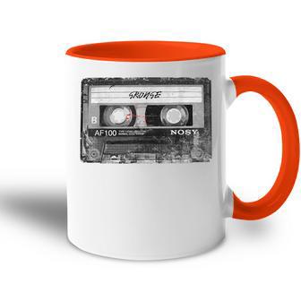 Cinta De Cassette Grunge Accent Mug - Regaloses