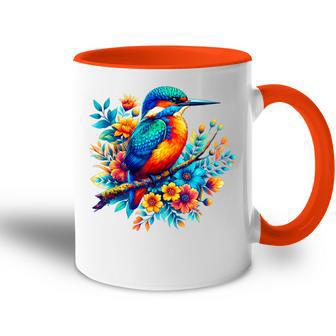 Coole Eisvogel Geist Tier Illustration Tie Dye Kunst Tasse Zweifarbig - Seseable