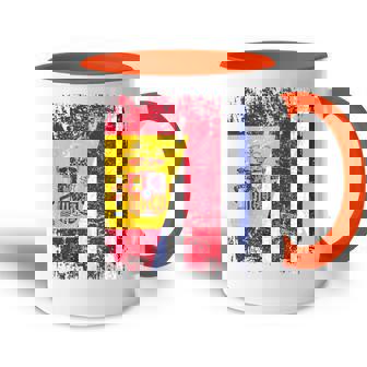 Costa Rica España Bandera De La Amistad Costa Rica Accent Mug - Regaloses