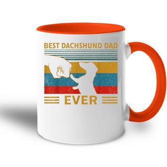 Dachshund Papa Best Dachshund Dad Ever Tasse Zweifarbig - Geschenkecke