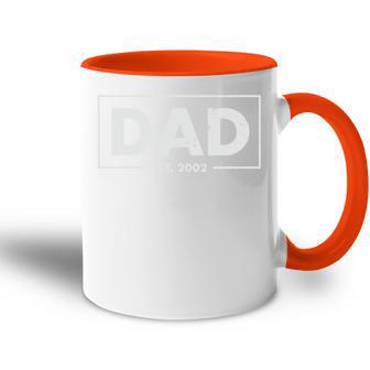 Dad Est 2002Atertag Bester Papa Für Männer Tasse Zweifarbig - Geschenkecke